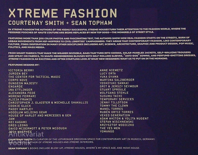 XTREME FASHION, Courtenay Smith in Sean Topham