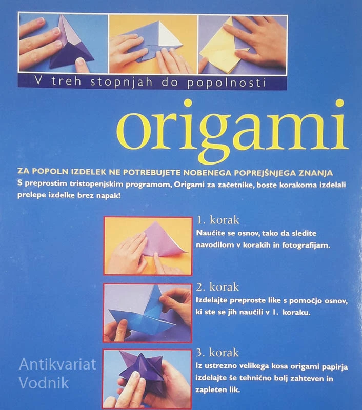 ORIGAMI ZA ZAČETNIKE, Nick Robinson