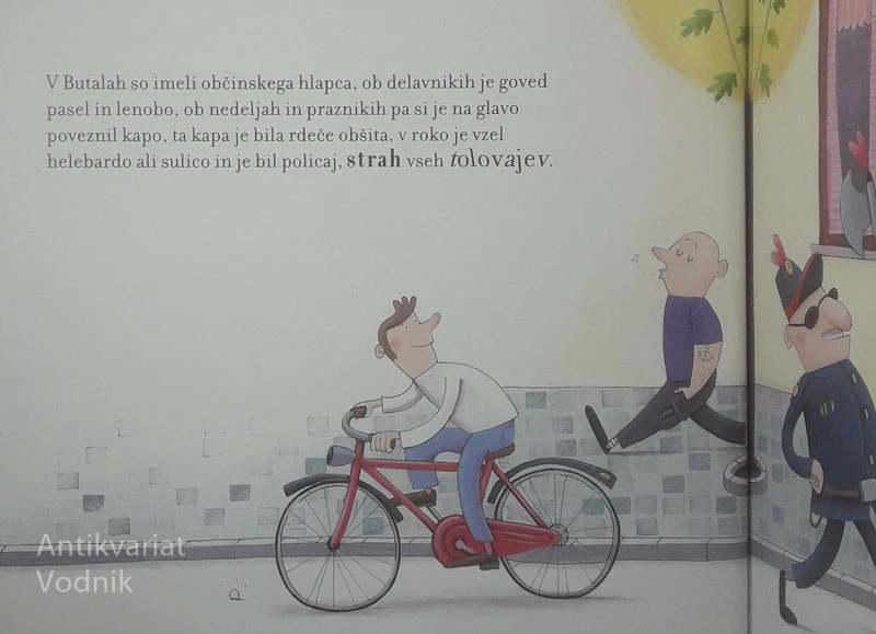 BUTALSKI POLICAJ IN CEFIZELJ, Fran Milčinski