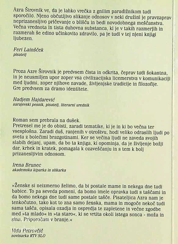 TAŠČA, Azra Širovnik