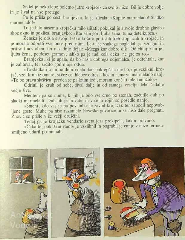 POGUMNI KROJAČEK, Jakob in Wilhelm Grimm (ilustriral Dušan Petričić)