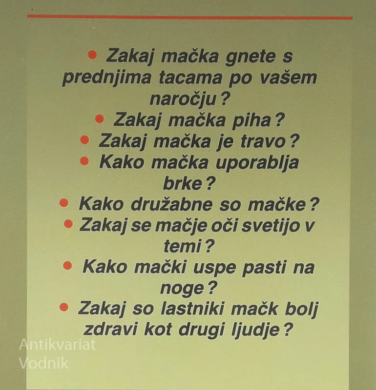 ZAKAJ MAČKA PREDE, Desmond Morris