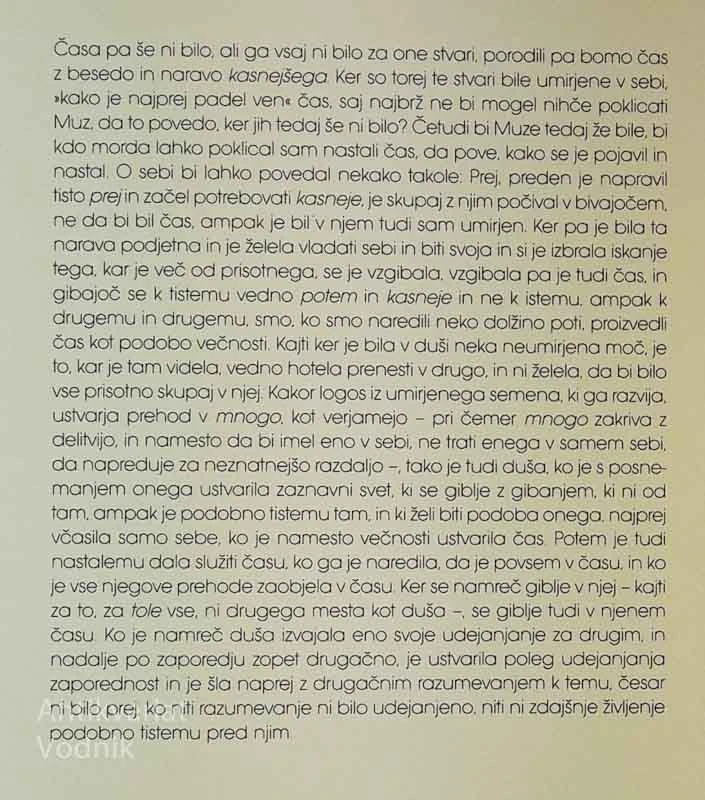 O VEČNOSTI IN ČASU, Plotin