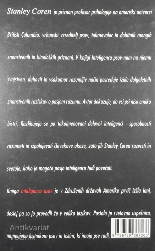 INTELIGENCA PSOV, Stanley Coren