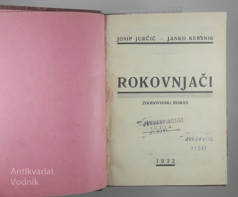 ROKOVNJAČI, Josip Jurčič in Janko Kersnik