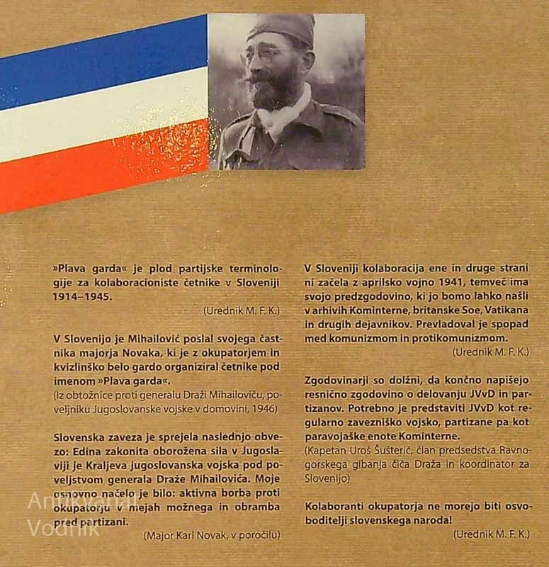 PLAVA GARDA, Marijan F. Kranjc in Slobodan Kljakić