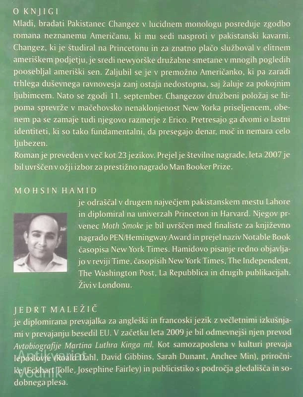 UGOVOR VESTI NEKEGA FUNDAMENTALISTA, Mohsin Hamid