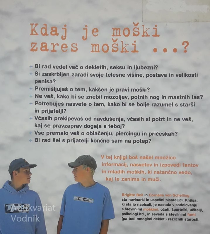 DRUGAČNA KNJIGA ZA FANTE, Brigitte Beil in Cornelia von Schelling