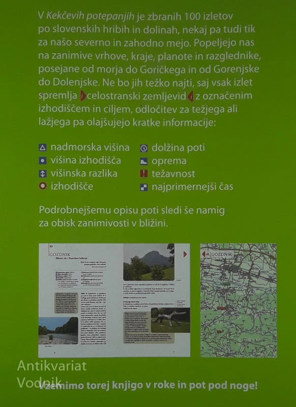 KEKČEVA POTEPANJA; 100 DRUŽINSKIH IZLETOV ČEZ BREG IN DOL, Franjo Brglez