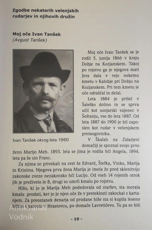 ČRNO-ZLATI SPOMINI: SPOMINSKI UTRINKI IZ ŽIVLJENJA VELENJSKIH PREMOGARJEV