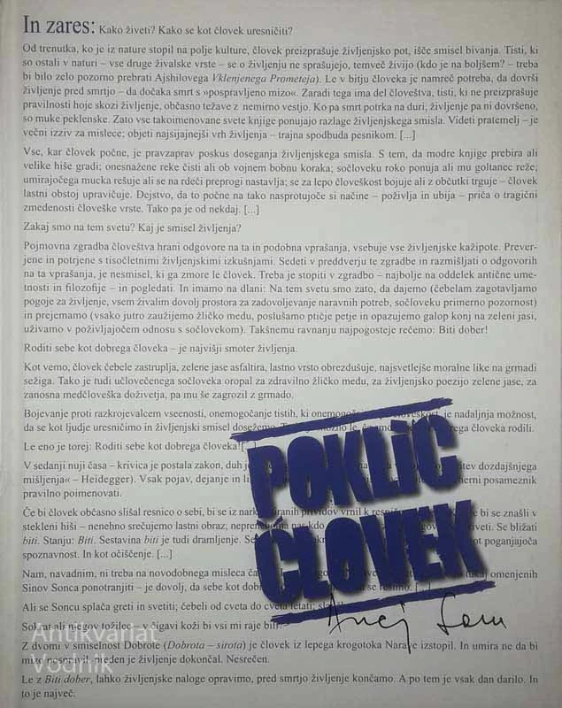POKLIC ČLOVEK, Anej Sam