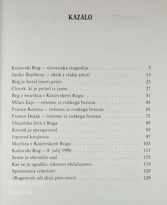 KOČEVSKI ROG, Ivo Žajdela