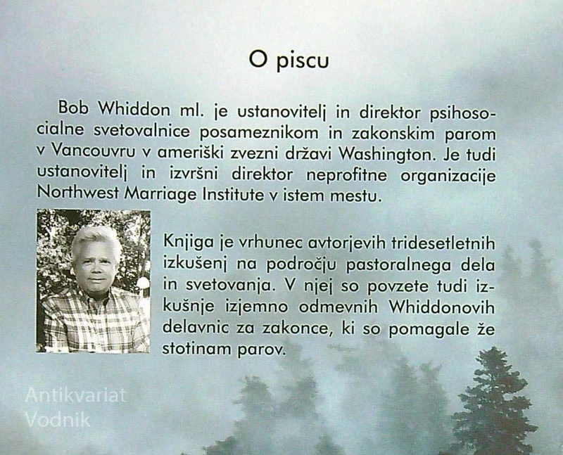 MEGLA V ZAKONSKEM ŽIVLJENJU: KAKO JO PREŽIVETI, Bob Whiddon ml.