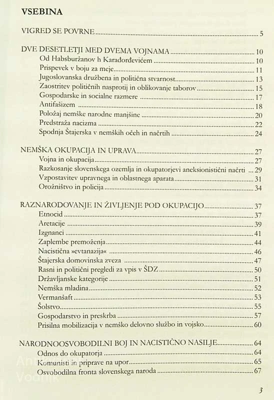 VIGRED SE POVRNE; DRUGA SVETOVNA VOJNA NA CELJSKEM