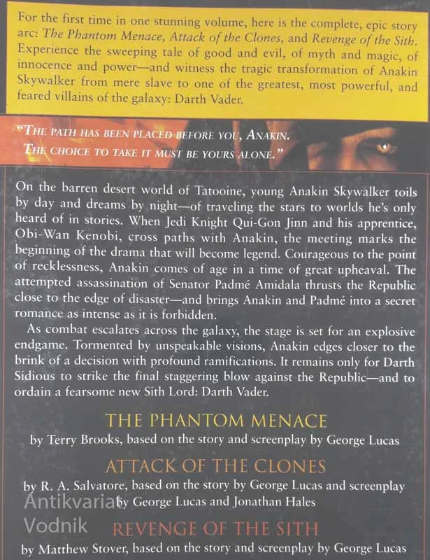 STAR WARS: THE PREQUEL TRILOGY, Terry Brooks