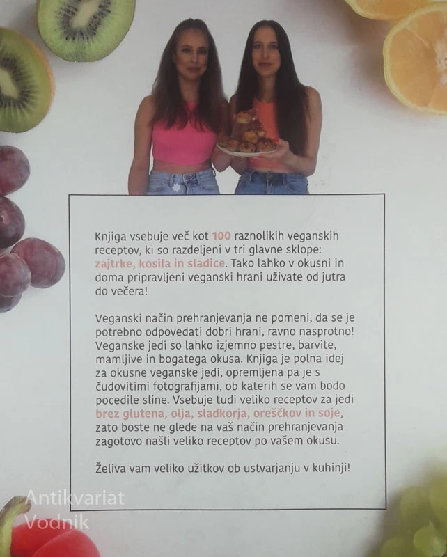 VEGANSKI RECEPTI OD A DO Ž, Tajda in Tamara Šrot