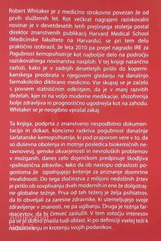 POGUBNOST KEMOPSIHIATRIJE, Robert Whitaker