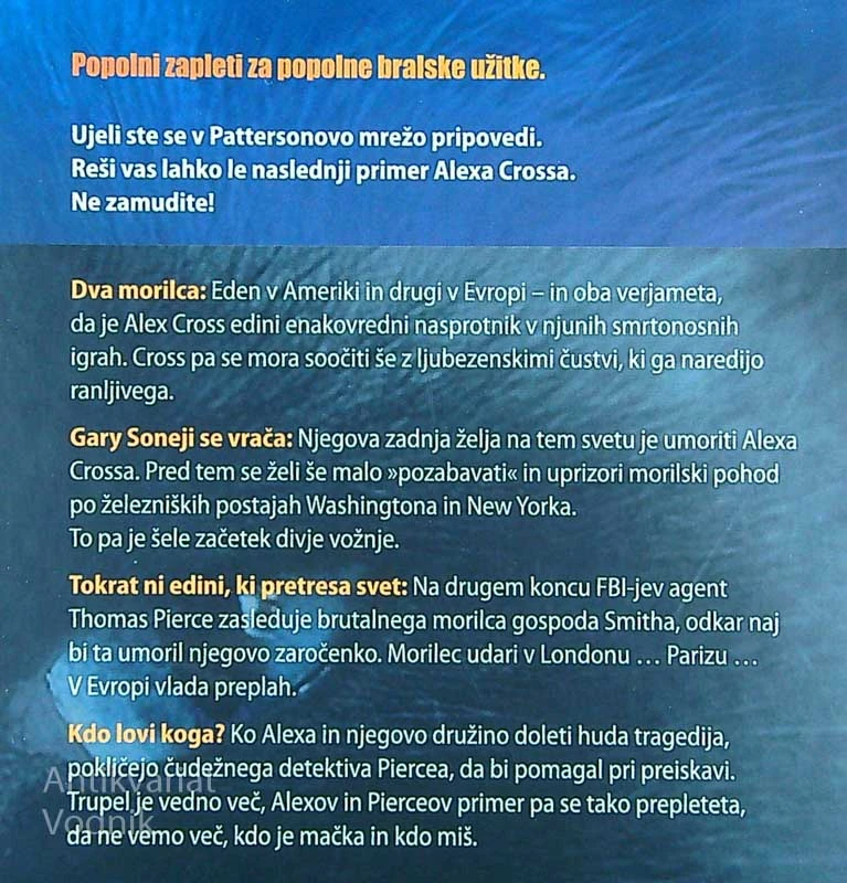 MAČKE IN MIŠI, James Patterson