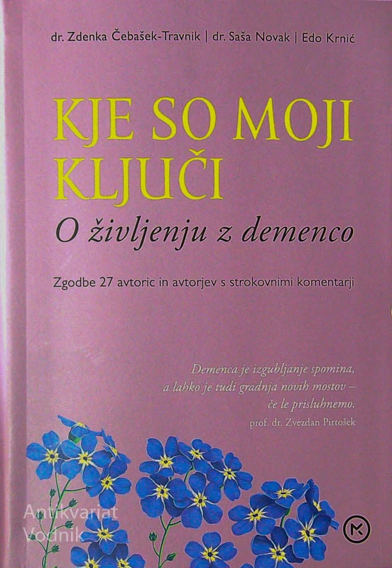 KJE SO MOJI KLJUČI; O ŽIVLJENJU Z DEMENCO, več avtorjev