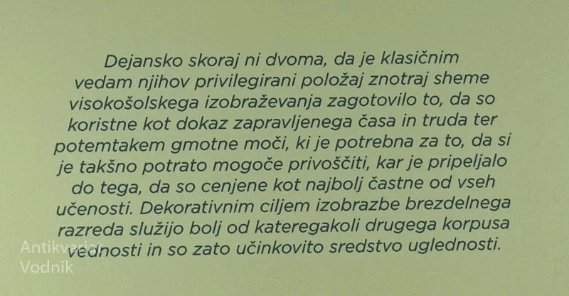 TEORIJA BREZDELNEGA RAZREDA, Thorstein Veblen