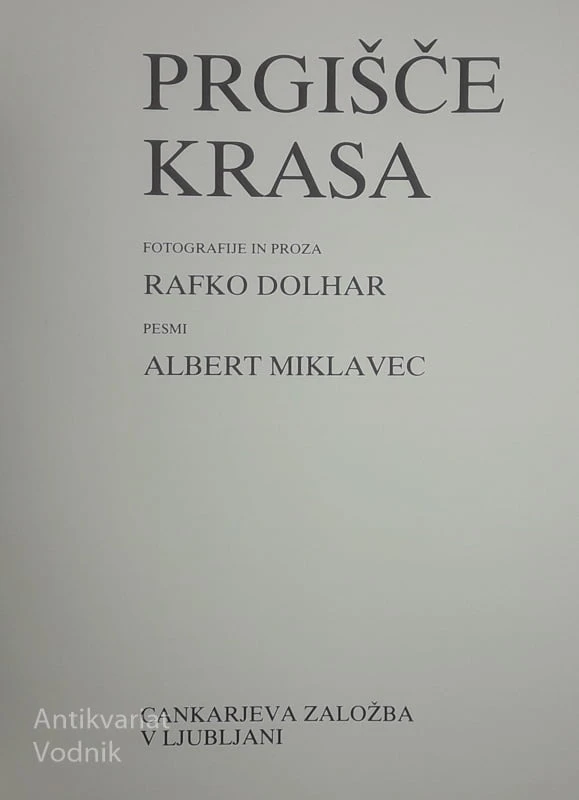 PRGIŠČE KRASA, več avtorjev
