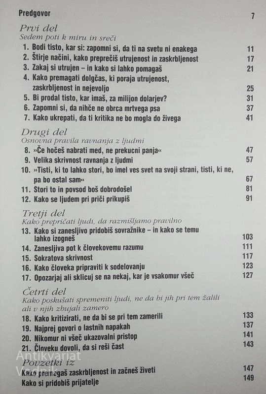KAKO UŽIVAMO V ŽIVLJENJU IN POKLICU, Dale Carnegie