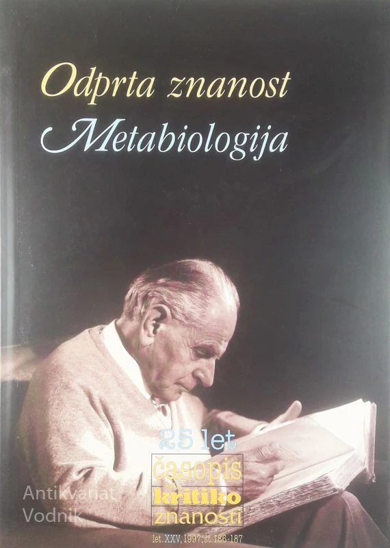 ODPRTA ZNANOST, METABIOLOGIJA, več avtorjev