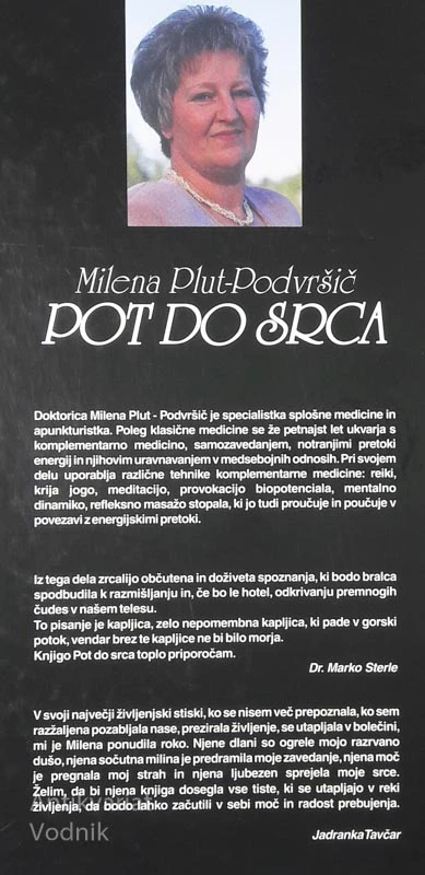 POT DO SRCA, Milena Plut-Podvršič