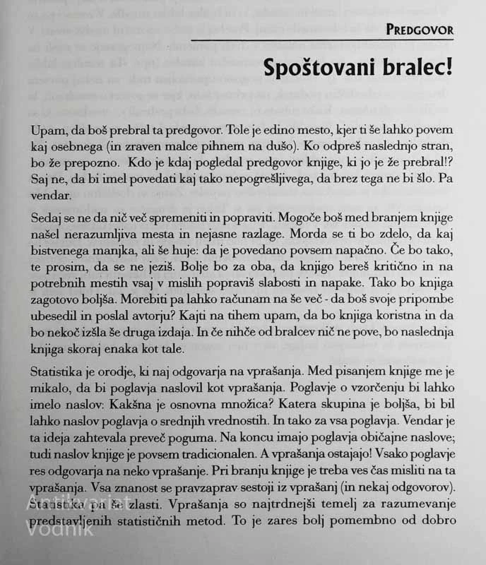 STATISTIČNE METODE V PEDAGOŠKEM RAZISKOVANJU, Boris Kožuh