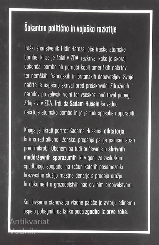 SADAMOVA BOMBA, Hidir Hamza in Jeff Stein