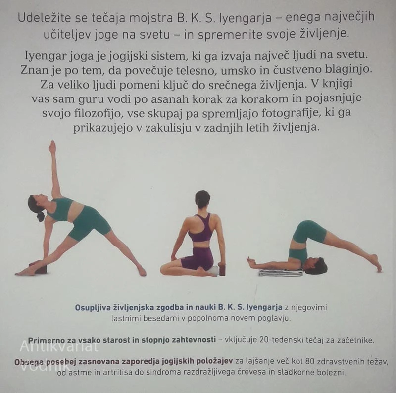 JOGA; POT DO HOLISTIČNEGA ZDRAVJA, B. K. S. Iyengar