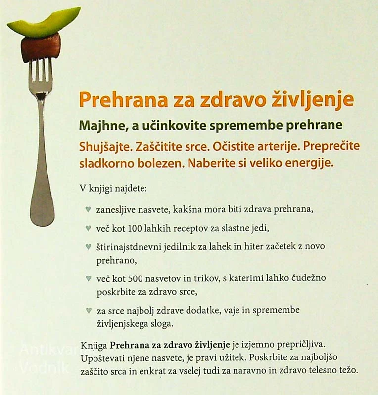 PREHRANA ZA ZDRAVO ŽIVLJENJE, več avtorjev