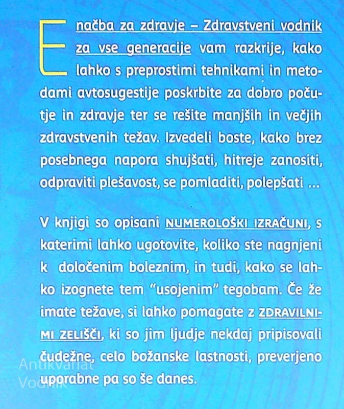 ENAČBA ZA ZDRAVJE, Zatteja Helen