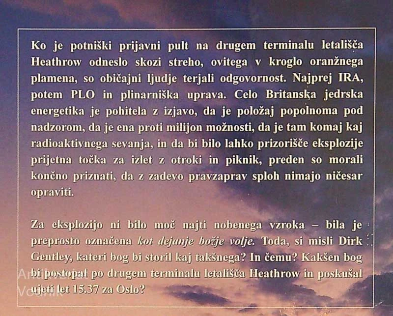 SKRIVNOSTNI ZMENEK Z DAVNO POZABLJENIMI BOGOVI, Douglas Adams
