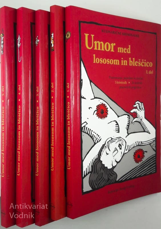UMOR MED LOSOSOM IN BLŠČICO, 5 delov, ilustracije: Bengt Fosshag