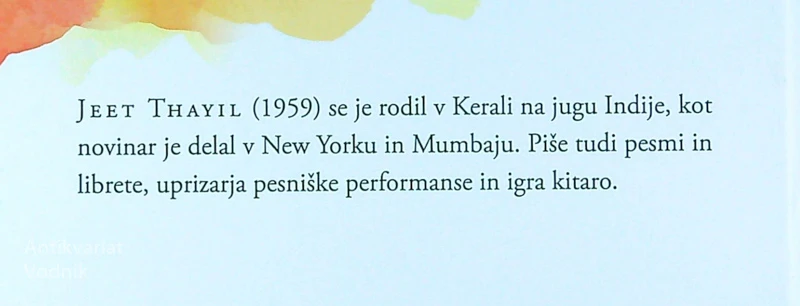 NARKOPOLIS, Jeet Thayil
