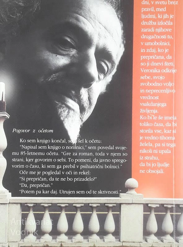 VERONIKA SE ODLOČI UMRETI, Paulo Coelho