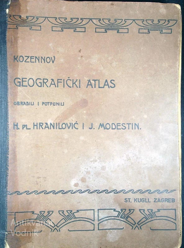KOZENOV GEOGRAFIČKI ATLAS
