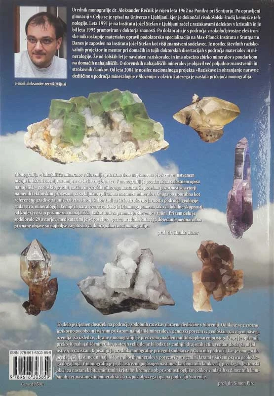 NAHAJALIŠČA MINERALOV V SLOVENIJI, Aleksander Rečnik