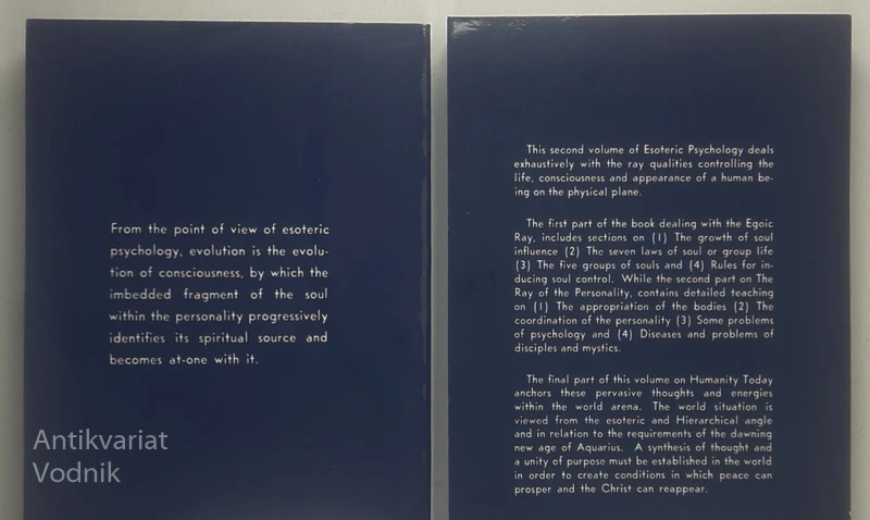 ESOTERIC PSYCHOLOGY, Alice A. Bailey (I – II)