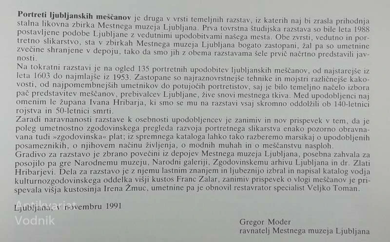PODOBE LJUBLJANSKIH MEŠČANOV