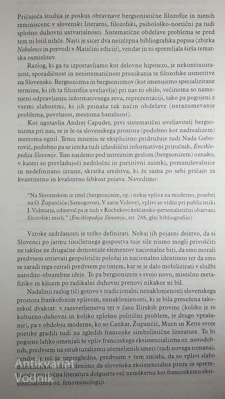 BERGSONIZEM IN NJEGOV POLOŽAJ V DUHOVNI ZGODOVINI SLOVENCEV, Boštjan Marko Turk