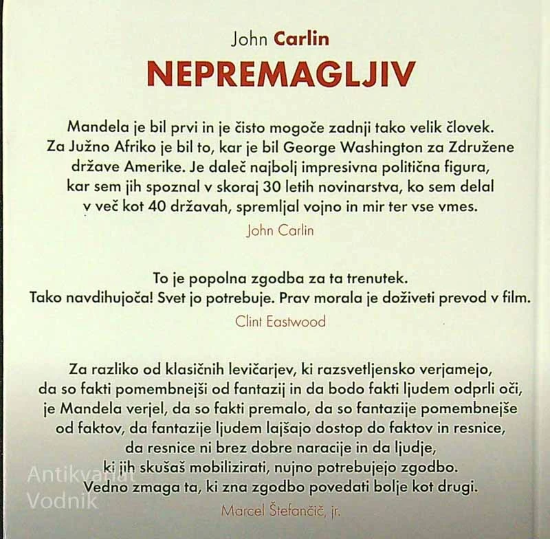 NEPREMAGLJIV, John Carlin