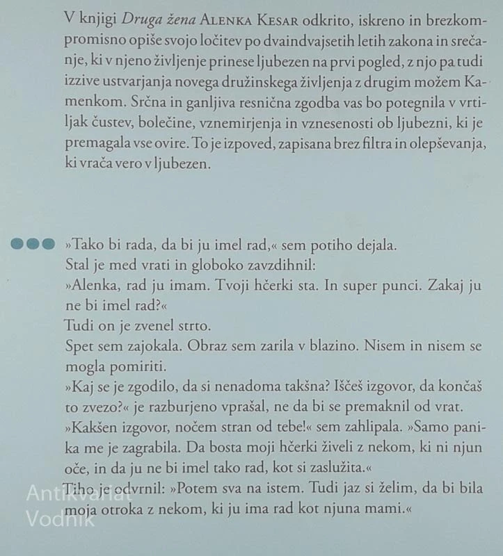 DRUGA ŽENA, Alenka Kesar