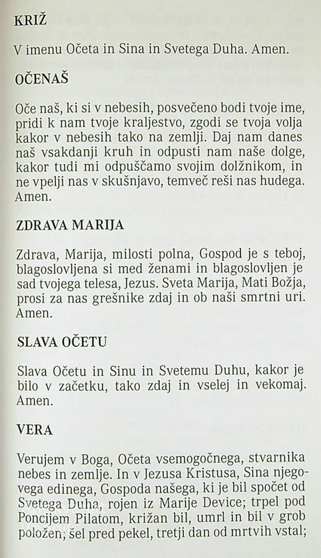 HVALIMO GOSPODA; MOLITVENIK ŠOLSKIH SESTER