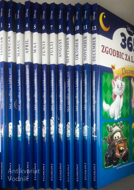 365 ZGODBIC ZA LAHKO NOČ; DISNEY (komplet)