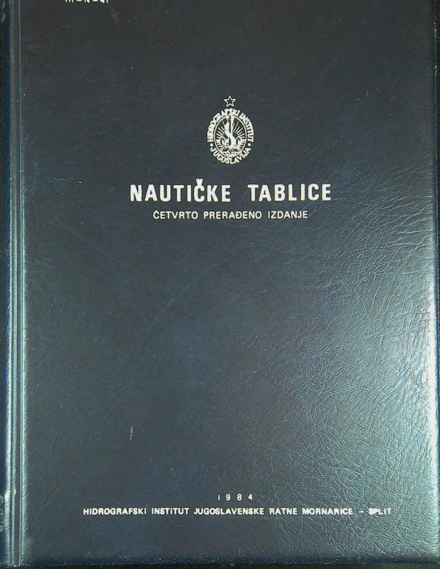 NAUTIČKE TABLICE (v hrvaškem jeziku)