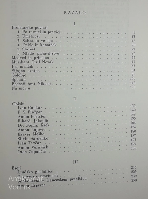 LEPOSLOVJE, ESEJI, KRITIKA (1-2), Izidor Cankar