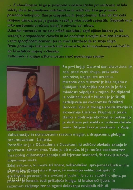 SKRIVNOSTNA MOČ NEVIDNEGA SVETA, Miranda Zen Vukovič
