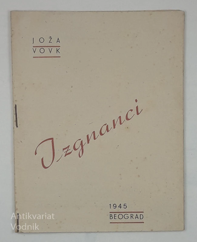 IZGNANCI, Joža Vovk